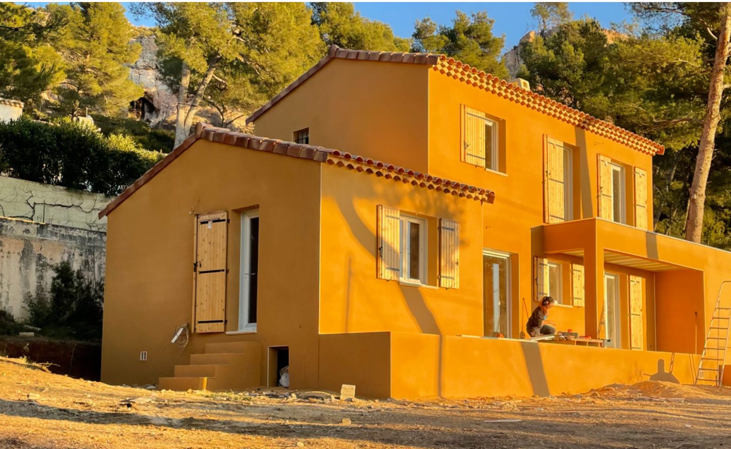 Villa une semaine avant la livraison